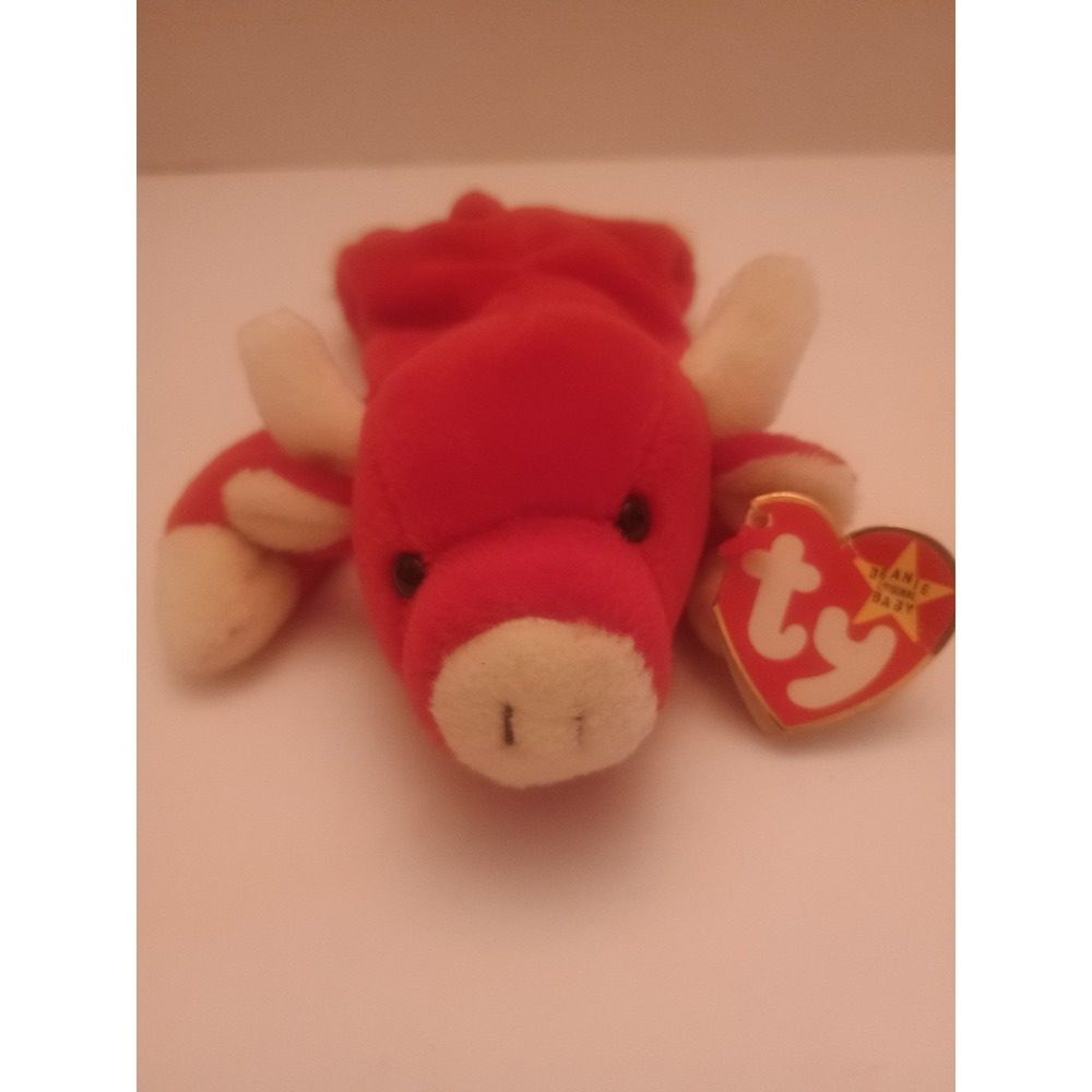 Ty Beanie Baby Snort - MWMT (Bull 1995)